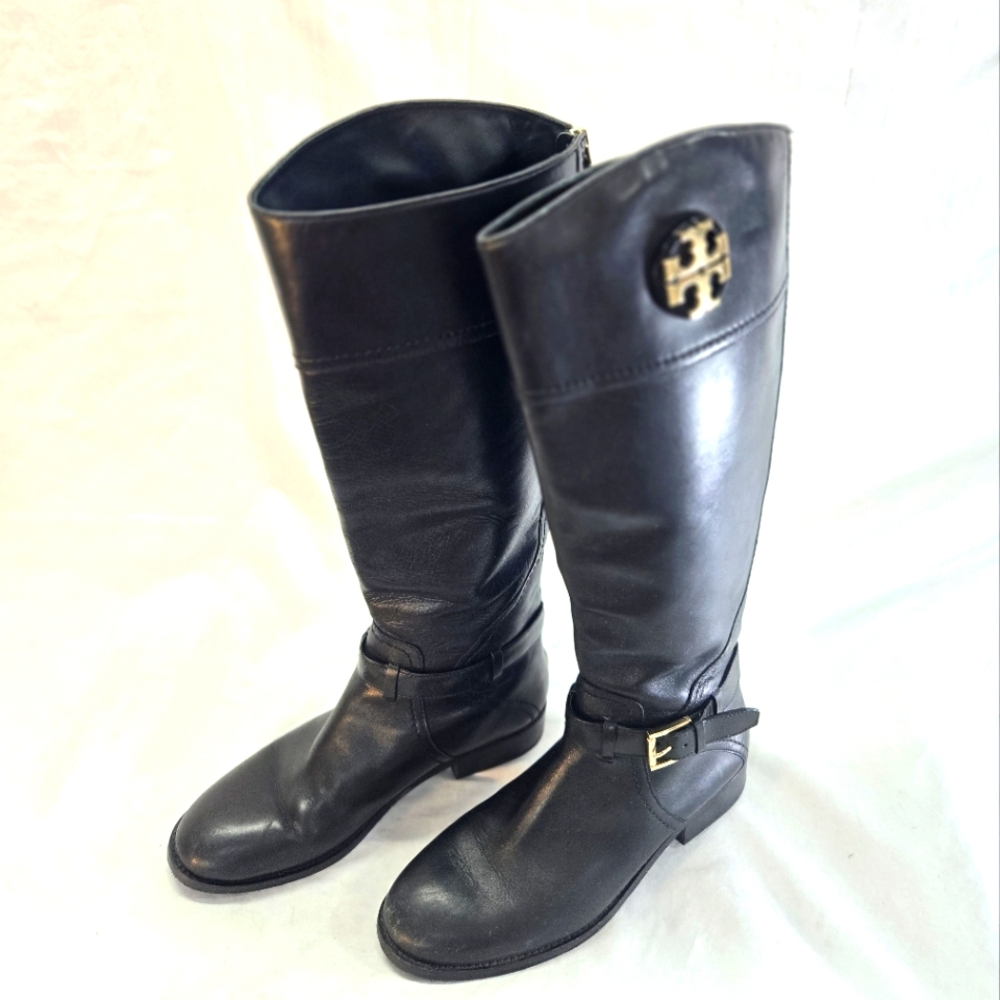 Tory Burch Black Heeled Boots